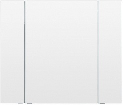 Aquanet Зеркальный шкаф Алвита New 100 белый матовый – фотография-3